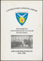 A nyíregyházi Leánykálvineum. Református Tanítónőképző és Líceum Intézetének jubileumi évkönyve. 1928-1998. Szerk.: Ferenc Miklósné et alii. Nyíregyháza, 1998, (START-ny.) Kiadói félvászon-kötés, kissé kopott borítóval.