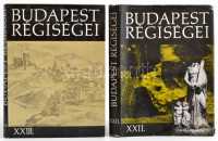 Budapest Régiségei XXII-XIII. A Budapesti Történeti Múzeum Évkönyve. Szerk.: Tarjányi Sándor. Bp., 1971-1973, BTM. Kiadói egészvászon kötés, kiadói papír védőborítóban. Megjelent 1270, és 1150 példányban