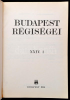 Budapest Régiségei XXIV. 1-2.  Szerk.: Dr. Kaba Melinda, Dr. Kubinyi András. A Budapesti Történeti Múzeum Évkönyve. Bp.,1976, Budapesti Történeti Múzeum. Kiadói papírkötés, a 2. kötet kötése szétvált, sérült, a lapok kijárnak.