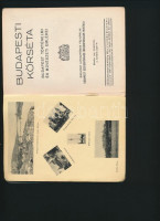Budapesti körséta. Budapest történelmi és művészeti emlékei Bp., 1933. Vajna és Tsa. Kissé sérült papírkötésben. 48p.