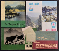 Vegyes Tátrával kapcsolatos tétel:Vladimír Kostial: A Magas Tátra. Tátrai Nemzeti Park. Martin (Turócszentmárton), 1964, Osveta. Magyar nyelven. Kiadói papírkötés.;Zvieratá Vysokých Tatier. Martin (Turócszentmárton), 1962,