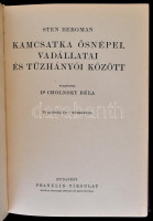 Sten Bergman: Kamcsatka ősnépei, vadállatai és tűzhányói között. Fordította: Dr. Cholnoky Béla. A Magyar Földrajzi Társaság Könyvtára. Bp., é.n., Franklin-Társulat. Kiadói aranyozott egészvászon sorozatkötésben, kissé