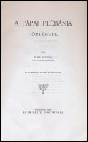 Kiss István: A pápai plébánia története. Jókai Reprint 3. Pápai, 1996, Jókai Mór Városi Könyvtár. Kiadói papírkötés, jó állapotban.