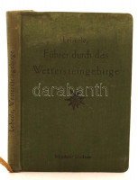 Leberle, Führer durch das Wettersteingebirge. Szerk.: Welzenbach, Wilhelm. München, 1927, J. Lindauersche Universitäts-Buchhandlung. Térképmelléklettel. Kopott vászonkötésben, néhány lap foltos.
