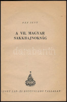 Bán Jenő: A VII. magyar sakkbajnokság. A magyar sakkélet könyvei 5 sz. Bp., 1953, Sport. Kiadói papírkötés, javított kötéssel és gerinccel.