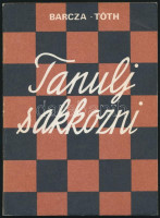 Barcza Gedeon-Tóth László: Tanulj sakkozni! Kecskemét, 1989, Erdei Ferenc Művelődési Központ. Kiadói papírkötés.