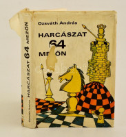 Ozsváth András: Harcászat 64 mezőn. Bp., 1972. Zrínyi. Sakkönyv. Kissé foltos egészvászon kötésben, kiadói papírborítóval.