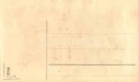 Einzug der Deutschen Truppen in Brüssel / WWI entry of the German troops to Brussels. M.S.i.B. 58. Coat of arms and flag, Emb. hold to light litho