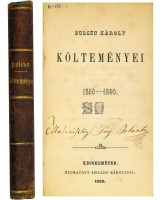 BULCSU Károly: - - költeményei 1850-1860.