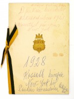 Banquet Tendered by the Mayor and Council of the City of Pittsburgh to the Hungarian Delegates to the Dedication of the Monument to Louis Kosuth in New York March 22, 1928. ]]]]