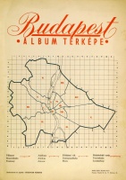 Budapest album térképe. 1948.