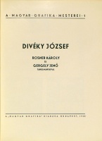 ROSNER Károly - GERGELY Jenő: Divéky József