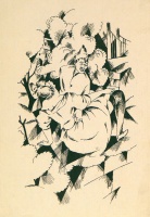 KOLOZSVARY [Sándor] 10 Holzschnitte zu Schnitzlers Reigen. [Kolozsváry Sándor 10 erotikus rajza Arthur Schnitzler: Körtánc c. művéhez.]