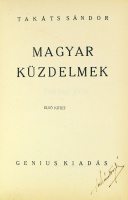 TAKÁTS Sándor: Magyar küzdelmek. 1-2. köt.