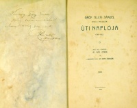 TELEKI Sámuel, gróf: - - erdélyi kanczellár úti naplója 1759-1763. Sajtó alá rend. Ifj. Biás István. A bevezetést írta Imre Sándor. Dedikált.