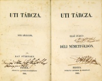 TÓTH Lőrincz: Uti tárcza. 1-2 köt. (I-VI. füz.)