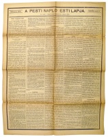 A Pesti Napló Esti Lapja. 1889. január 31., 31. sz. [Rudolf trónörökös halálára kiadott különszám.]