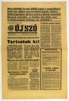 Új Szó. Szlovákia Kommunista Pártja Központi Bizottságának Napilapja 1968. aug. 26. Rendkívüli kiadás.