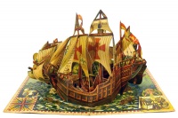 [KUBAŠTA, Vojtěch]: Christoph Columbus Genuensis. [Térbeli mesekönyv.] [Grafikus: - -.]