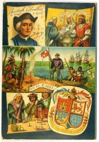 [KUBAŠTA, Vojtěch]: Christoph Columbus Genuensis. [Térbeli mesekönyv.] [Grafikus: - -.]