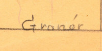 Granár József (?-?) hagyatékából: 2 db jelzett pasztellkép, vázlatok, közte sok akttal + Szalai Zoltán 'A kockától az aktig' c. munkája (Bp., 1974)