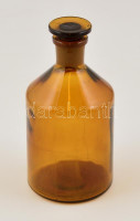 Dugós gyógyszeres palack, 0,5 l, hibátlan, m:17,5 cm