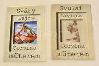 Egry Mária: Sváby Lajos. Bp., 1987. Fűzve, papírkötésben. (a fűzés elvált),  Bán András: Gyulai Líviusz (Corvina műterem) Bp., 1987. Fűzve, papírkötésben