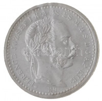 1870KB 10kr Ag 'Váltó Pénz' rozettával, Artex-veret T:1Adamo M10.1