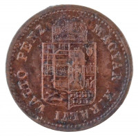 1885KB 1kr Cu 'Középcímer' T:1-,2Adamo M4.1