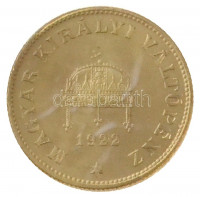 1922KB 20f Cu-Zn rozettával, Artex-veret T:PAdamo K4.1