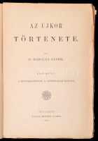 Ribáry Ferenc-Marczali Henrik-Molnár Antal: Világtörténelem a mívelt magyar közönség számára I-VIII. kötet. 1-148. füzet. Bp.,1879-1885, Méhner Vilmos. Kiadói aranyozott félbőr mappák, benne kiadói papírkötéses füzetekkel,