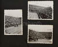 cca 1936 Utazás a náci Németországban. Berlin, az Olimpia, katonák, utcaképek, hajók, felvonulások. 120 darab igényes fénykép, benne egy kevés magyar vonatkozású, de nem kevésbé látványos kép is. / cca 1936 Images of the Nazi