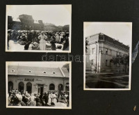cca 1936 Utazás a náci Németországban. Berlin, az Olimpia, katonák, utcaképek, hajók, felvonulások. 120 darab igényes fénykép, benne egy kevés magyar vonatkozású, de nem kevésbé látványos kép is. / cca 1936 Images of the Nazi
