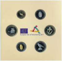 2011. 5Ft-200Ft (6xklf) 'Az Európai Unió Tanácsának magyar elnöksége' forgalmi sor szettben T:PP Adamo FO45.1