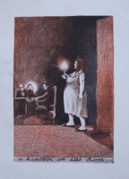 Byssz Róbert rajzaival: Maupassant: A vörös lámpás ház, 1921. Pán