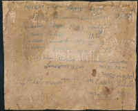 cca 1905 Katonai csoportkép, kartonra ragasztva, hátoldalon nevek, évszámok, 20x24 cm