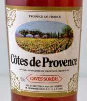 Côtes de Provence caves soréal rosé, bontatlan, 0,75 l