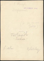 cca 1935 Kinszki Imre (1901-1945) budapesti fotóművész pecséttel jelzett, feliratozott, vintage fotóművészeti alkotása (Farkaspók az Ujlaki-hegyen), 12,5x17,4 cm