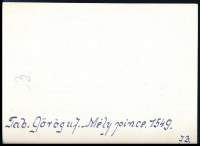 cca 1930 Budapest, a Tabánban a Görög utca 7. szám alatti Mély Pince Vendéglő (alapítva: 1549) fotója, hátoldalon feliratozva, 11×8 cm