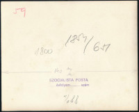 cca 1960 Budapest, telefonfülke utcaképpel, sajtófotó, 13×16 cm