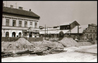 cca 1978 Budapest, a metró építkezéssel összefüggő, felszíni munkálatok, 25 db vintage negatív, 24x36 mm