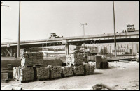 cca 1978 Budapest, a metró építkezéssel összefüggő, felszíni munkálatok, 25 db vintage negatív, 24x36 mm