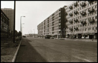 cca 1978 Budapest, a metró építkezéssel összefüggő, felszíni munkálatok, 25 db vintage negatív, 24x36 mm