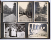 cca 1930 Érdekes fotóalbum életképekkel: utazások, nyaralások, stb., összesen 34 db