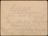 1904 Arad, Füleslabda szövetség országos bajnokságának győztes csapata. Hátoldalt feliratozott fotó. 12x9 cm A századfordulón a legnépszerűbb csapatjáték a füleslabdázás volt. Száz évvel ezelőtt fektették le a szabályait,