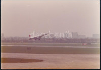 Concorde repülőgép a londoni reptéren 12x9 cm