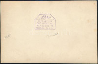 cca 1930 Orvosi vizit a szülészeti osztályon, pecséttel jelzett fotó Diskay műterméből, sarkán törésnyom, 11×17,5 cm