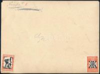 cca 1930 Vásárfia. Kiállítási fotó a Kemigráfus kör levélzárójával. 23x17 cm kis sarok hiány.