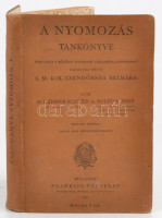 Kármán Elemér, Dr. -- Soltész Imre: Útmutatás a bűnügyi nyomozás alkalmával követendő eljárásra nézve a M. Kir Csendőrség számáraBp., 1911. Franklin-Társulat. 295p.+1 kihajt. mell. Szövegközti képekkel. Kiadói