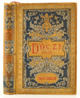 Dóczi Lajos: Utolsó szerelem. Történeti vígjáték öt felvonásban. Bp., 1887, Ráth Mór. Kiadói aranyozott egészvászon kötés, aranyozott lapszélek, előzéklap kijár, gerincnél sérült.